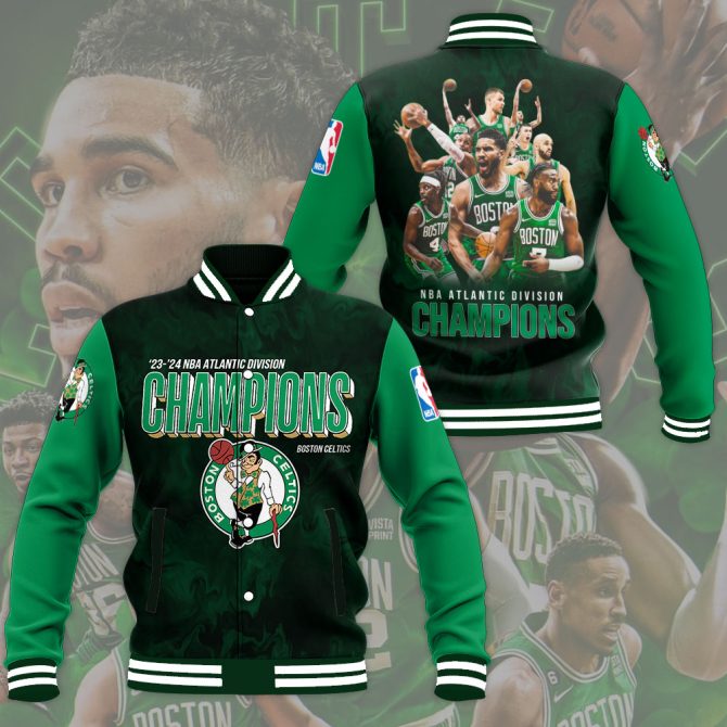 Boston Celtics Champions Jacket - '23-'24 Nba Atlantic Division - Limited Edition Fan Gear