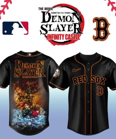Limited Edition Demon Slayer X Red Sox Baseball Jersey – Unleash Your Style!