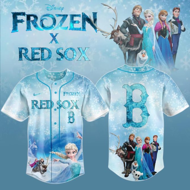Frozen X Red Sox Limited Edition Jersey – Perfect For Fans & Collectors!