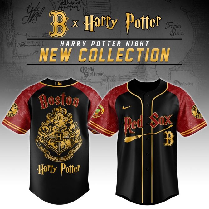 Limited Edition Harry Potter X Boston Red Sox Jersey - Magical Fan Gear!
