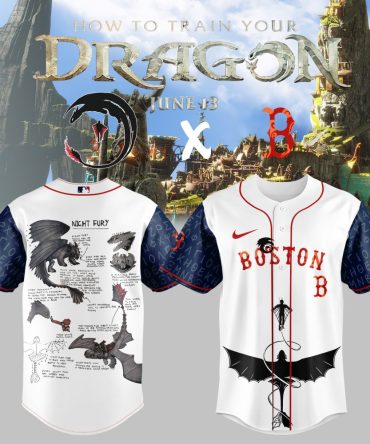 How To Train Your Dragon X Boston Baseball Jersey – Limited Edition Fan Gear