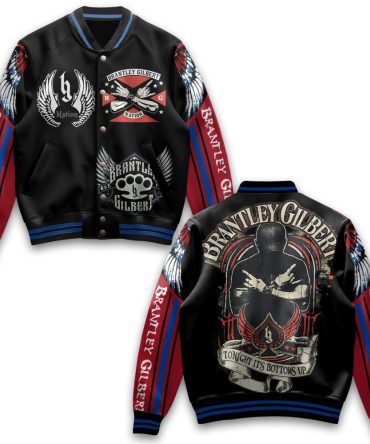 Brantley Gilbert Bomber Jacket - Rock Style, Bold Design, Limited Edition