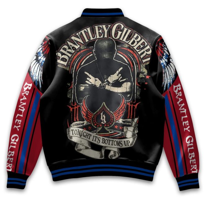 Brantley Gilbert Bomber Jacket - Rock Style, Bold Design, Limited Edition - Image 2