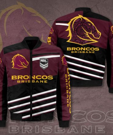 Brisbane Broncos Nrl Jacket - Stylish & Warm Supporter Gear For Fans