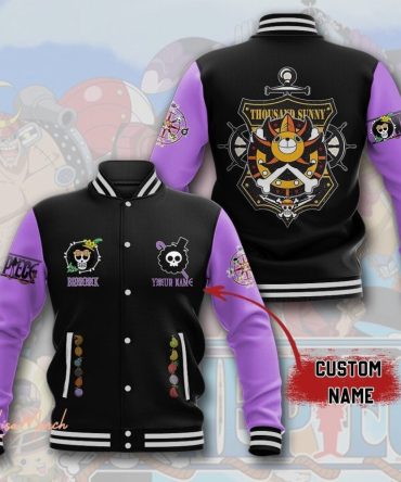Customizable Anime Varsity Jacket - Personalized Name & Iconic Design For Fans