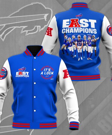 2023 Afc East Champions Varsity Jacket – Celebrate Your Team Pride In Style!