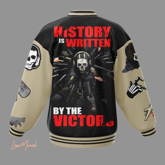 Call Of Duty Warzone Varsity Jacket - Iconic Ghosts Design, Premium Quality - Image 3