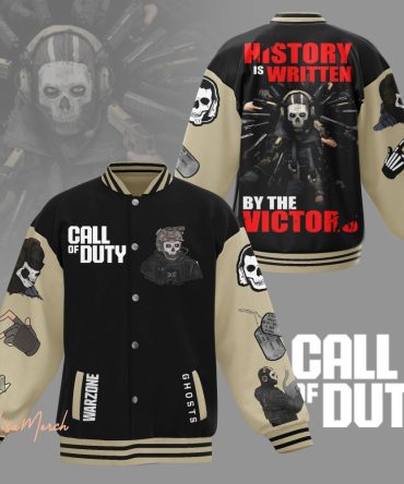 Call Of Duty Warzone Varsity Jacket - Iconic Ghosts Design, Premium Quality