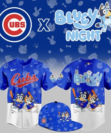 Cubs X Bluey Night Jersey - Limited Edition Kids Baseball Gear