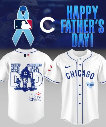 Celebrate Dad With Chicago Baseball Jersey – Perfect Father'S Day Gift For #1 Hero & Love!