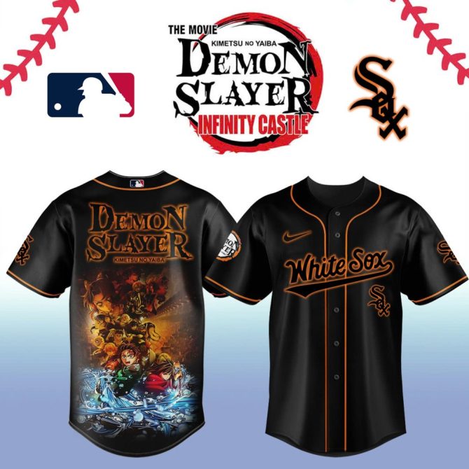 Exclusive Demon Slayer X White Sox Baseball Jersey - Limited Edition Fan Gear