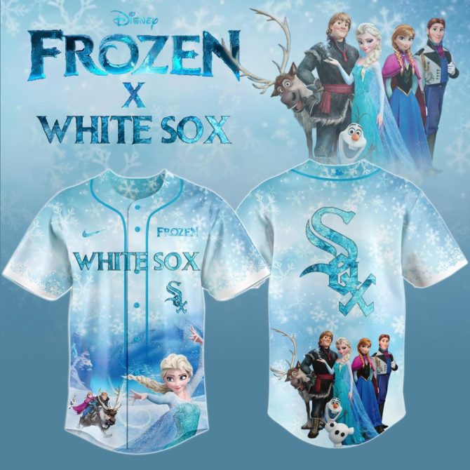 Frozen X White Sox Limited Edition Jersey - Perfect Gift For Disney Fans!