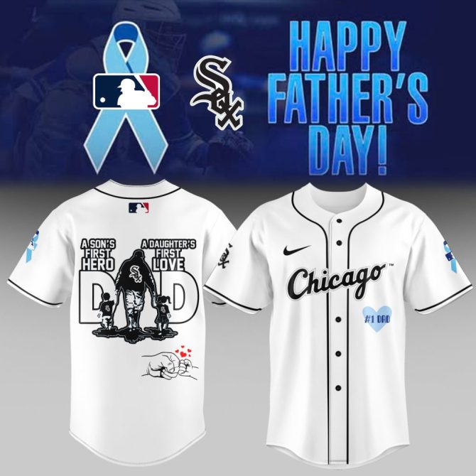 Celebrate Dad: Chicago Baseball Jersey – Perfect Father'S Day Gift For Hero Dads!