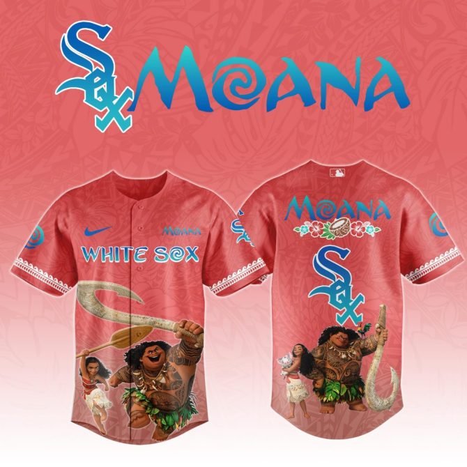 Moana X White Sox Custom Jersey - Limited Edition Disney Baseball Shirt For Fans