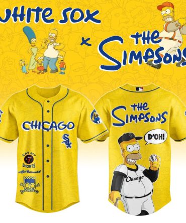 Limited Edition Chicago White Sox X Simpsons Jersey – Unique Homer Design!