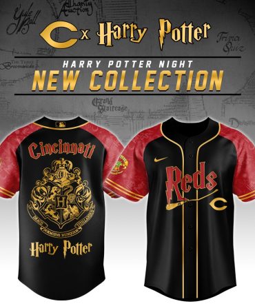Harry Potter X Cincinnati Reds Jersey – Limited Edition Collector'S Item For Fans!