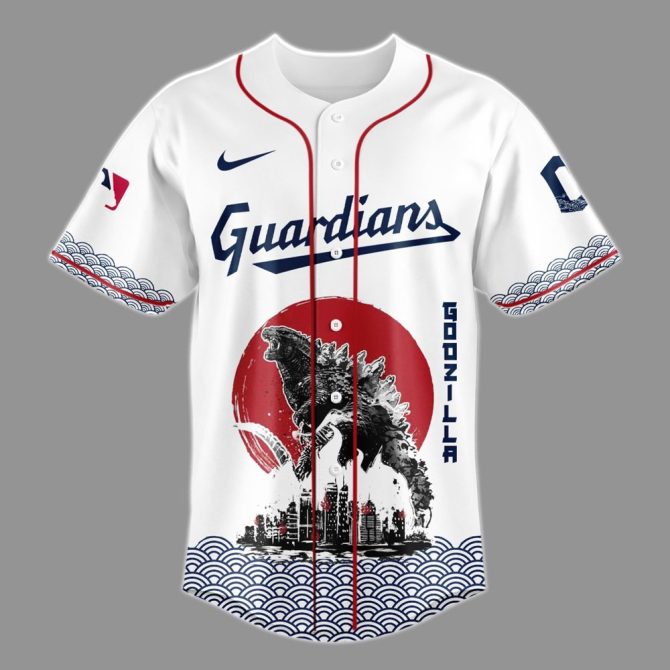Limited Edition Godzilla X Guardians Jersey - Unique Design, Perfect For Fans! - Image 2