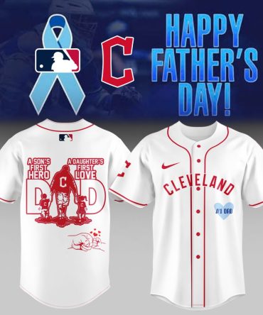 Custom Cleveland Father'S Day Baseball Jersey - Perfect Gift For Dad! #1 Hero & Love