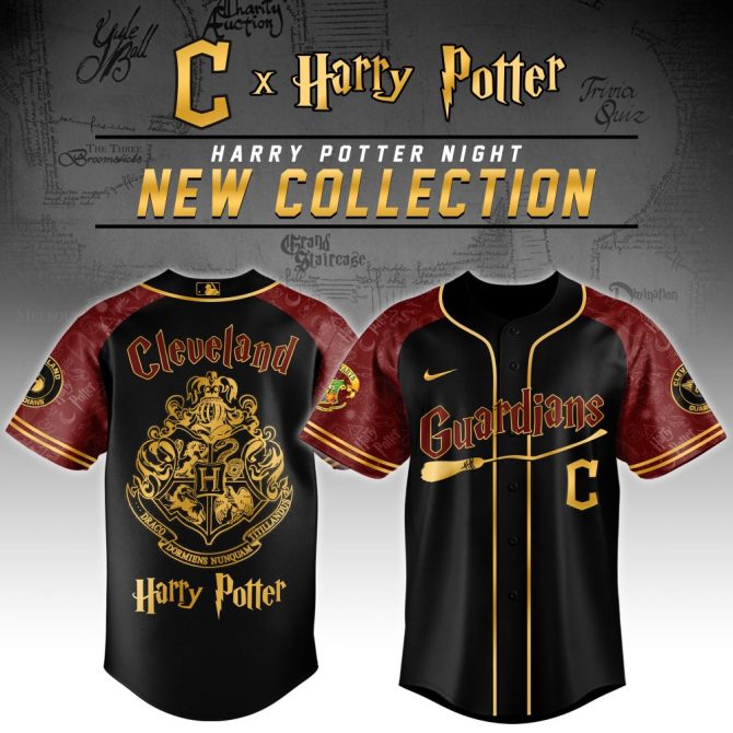 Limited Edition Harry Potter X Cleveland Guardians Jersey - New Collection