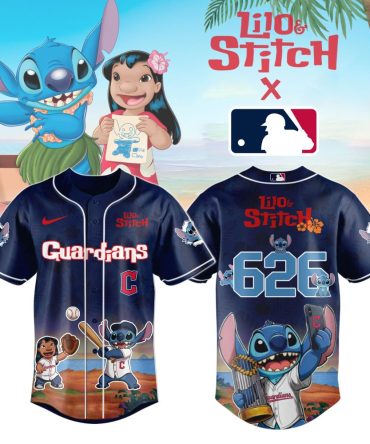 Lilo & Stitch X Mlb Guardians Baseball Jersey - Limited Edition Fan Gear For Kids & Adults