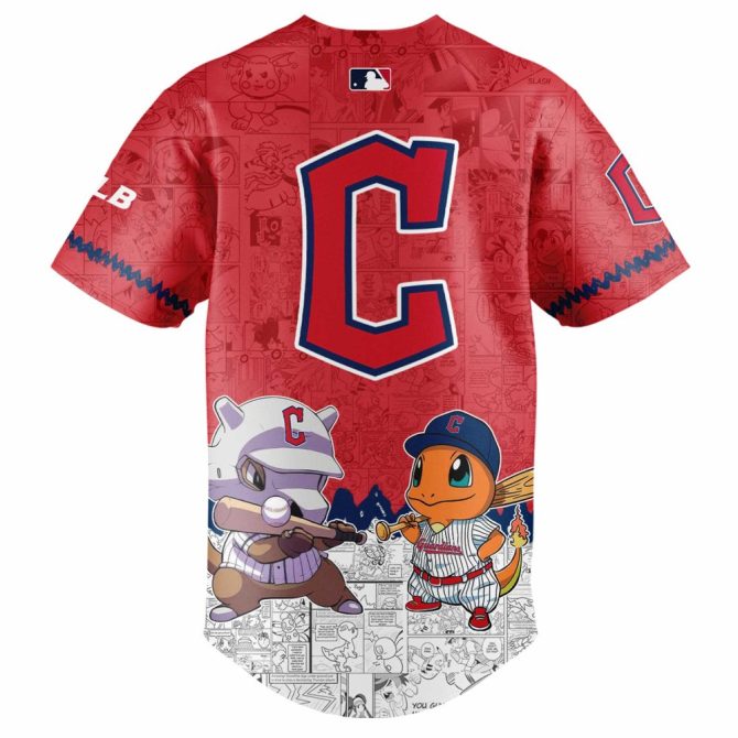 Limited Edition Pokémon Baseball Jersey - Guardians Team Style - Catch 'Em All Now! - Image 3