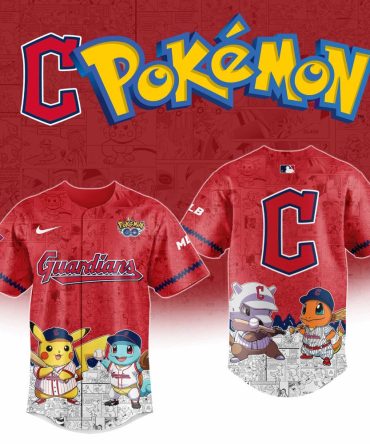 Limited Edition Pokémon Baseball Jersey - Guardians Team Style - Catch 'Em All Now!