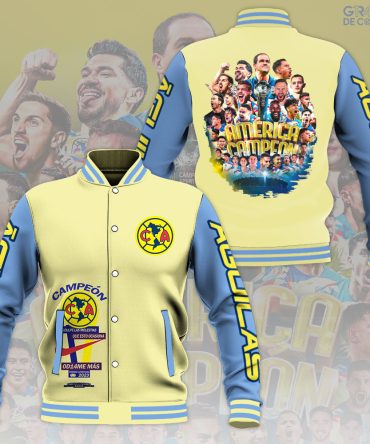 Club América Champions Jacket - Celebrate Victory In Style! Limited Edition Varsity Bomber