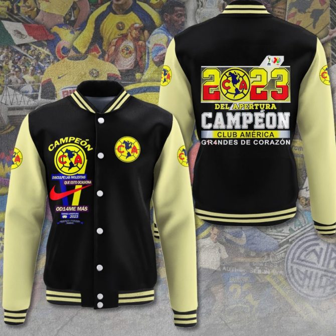 Club América 2023 Champions Varsity Jacket - Celebrate Victory In Style!