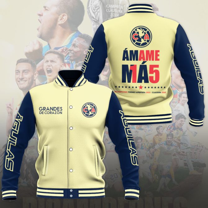 Club América Champion Jacket 2023-2024 – Limited Edition Águilas Varsity Style