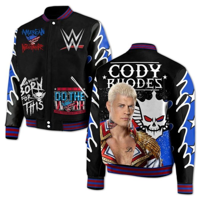 Limited Edition Cody Rhodes Wwe Bomber Jacket – Ultimate Fan Gear!
