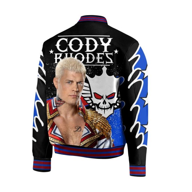 Limited Edition Cody Rhodes Wwe Bomber Jacket – Ultimate Fan Gear! - Image 2