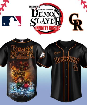 Limited Edition Demon Slayer Rockies Jersey - Anime Baseball Fan Gear