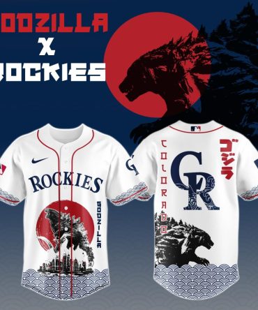 Limited Edition Godzilla X Rockies Baseball Jersey - Unique Fan Gear For Collectors