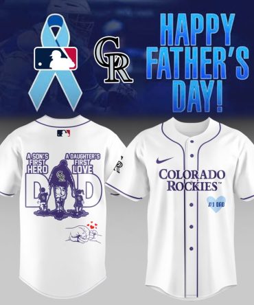 Celebrate Father'S Day With Colorado Rockies Mlb 'Dad' Jersey - Perfect Gift For Sons & Daughters - Limited Edition!