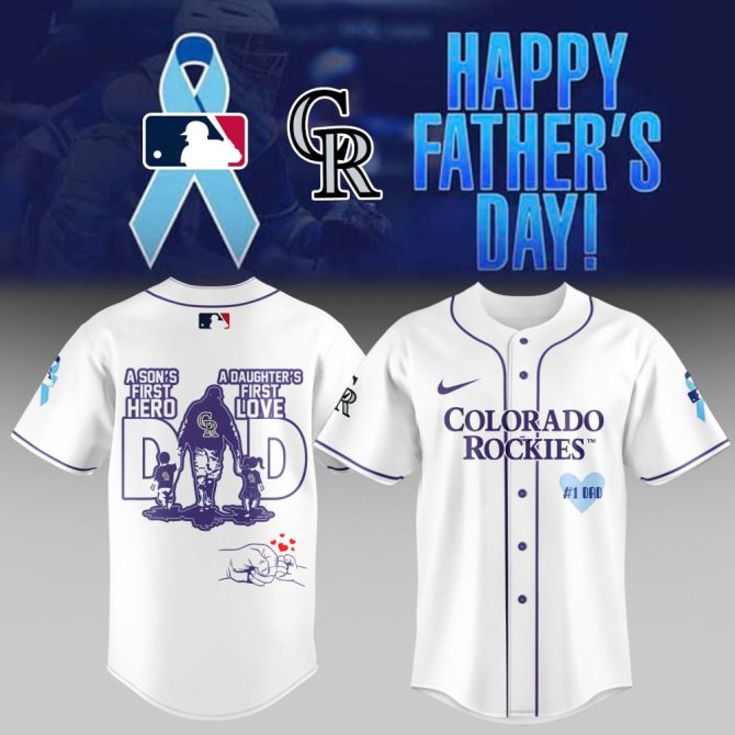 Celebrate Father'S Day With Colorado Rockies Mlb 'Dad' Jersey - Perfect Gift For Sons & Daughters - Limited Edition!