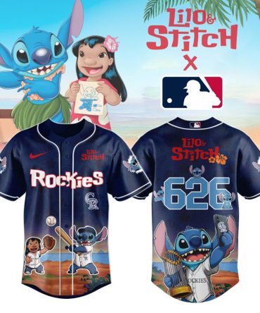 Lilo & Stitch X Mlb Rockies Jersey – Limited Edition Stitch Baseball Gear