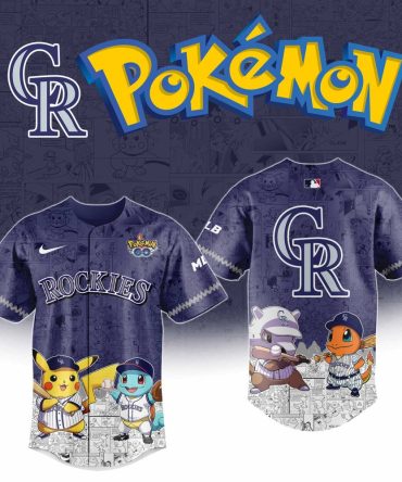 Exclusive Pokémon X Rockies Jersey - Limited Edition Mlb Fan Gear!