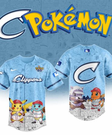 Limited Edition Pokémon Columbus Clippers Clippers Jersey - Catch 'Em All Style For Fans!