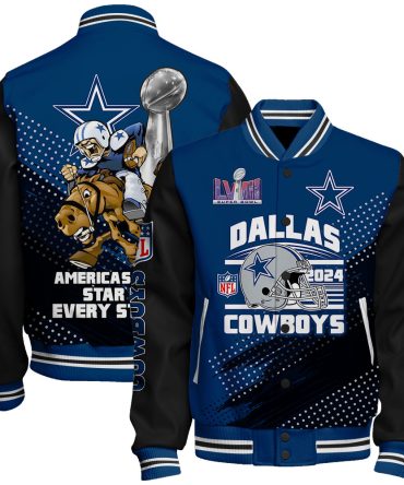 Dallas Cowboys 2024 Super Bowl Varsity Jacket – Bold Fan Gear For Every Star Supporter!
