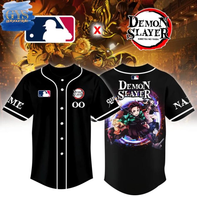 Demon Slayer Baseball Jersey - Anime Fan Apparel, Limited Edition Sports Shirt