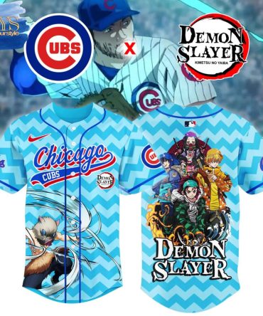 Limited Edition Chicago Cubs X Demon Slayer Jersey – Anime Baseball Fan Gear