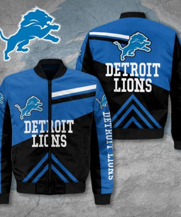 Detroit Lions Bomber Jacket - Stylish Nfl Fan Gear For Game Day