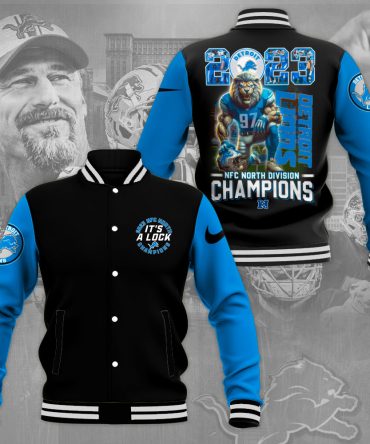 2023 Nfc North Champions Lions Jacket – Celebrate Victory In Style!