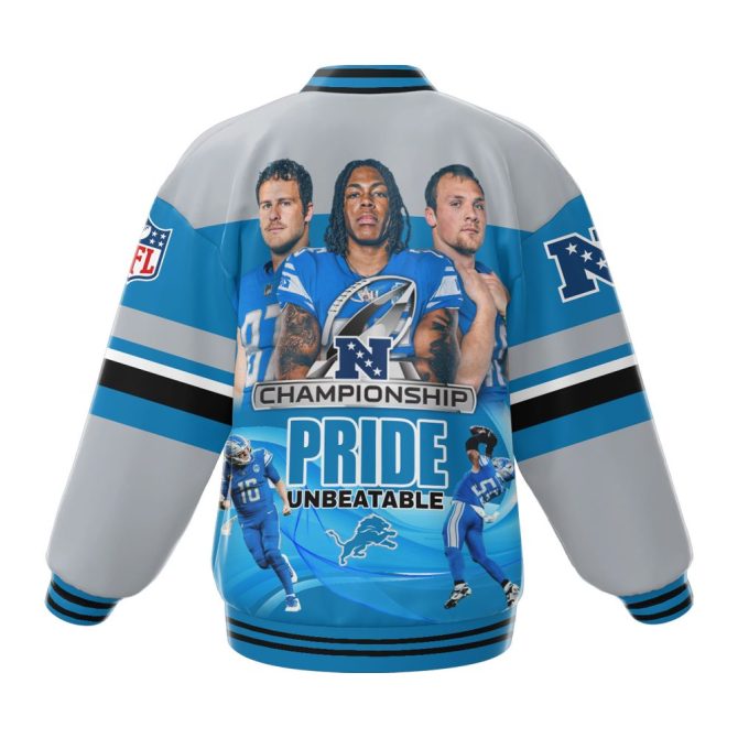 Detroit Lions Championship Pride Jacket - Unbeatable Fan Gear For Die-Hard Supporters - Image 3