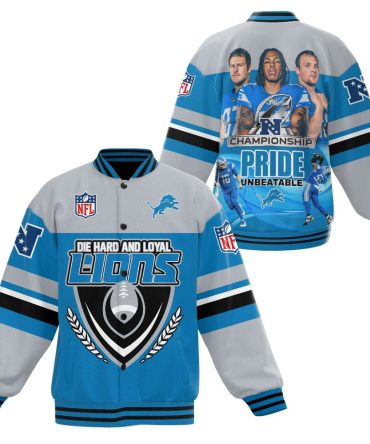 Detroit Lions Championship Pride Jacket - Unbeatable Fan Gear For Die-Hard Supporters