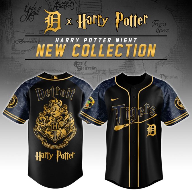 Limited Edition Detroit X Harry Potter Jersey - Magical Baseball Apparel For Fans