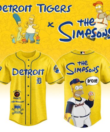 Detroit Tigers X Simpsons Jersey - Limited Edition Homer Baseball Shirt - Iconic Collaboration