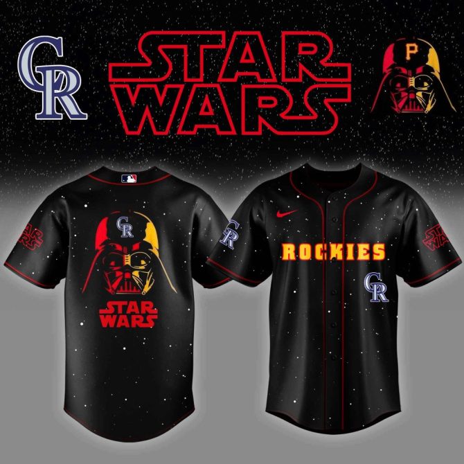 Limited Edition Star Wars Rockies Jersey – Official Mlb Darth Vader Design