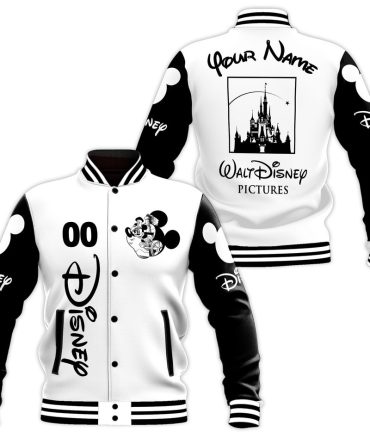 Custom Disney Varsity Jacket - Personalized Mickey Mouse Design