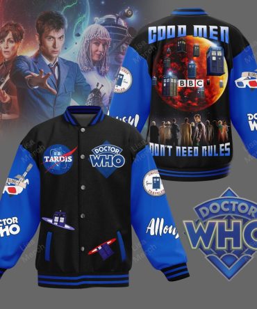 Doctor Who Varsity Jacket - Tardis Design, Perfect For Fans, Unisex, Limited Edition
